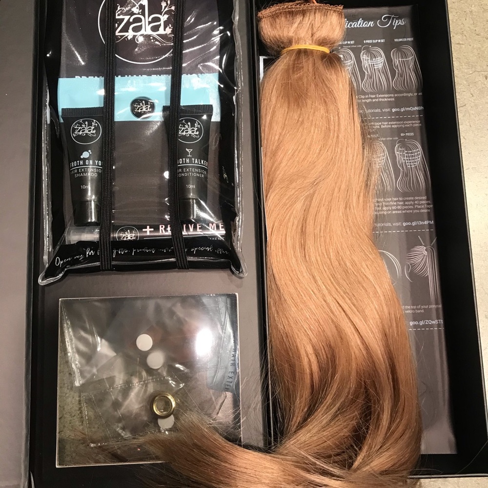 Zala halo human hair extensions